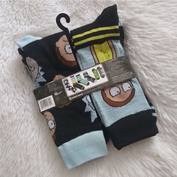 Adult Swim Rick and Morty Socks - Picture 3 of 3